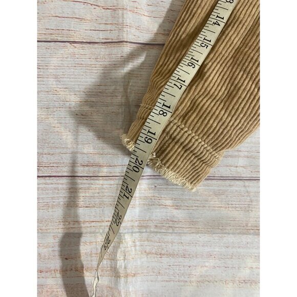 Zara Outerwear Women's Brown Corduroy Button Front Collared Jacket - Small - Picture 8 of 9